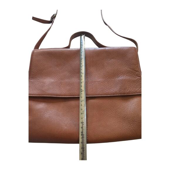 Vintage Hobo International Genuine Leather Shoulder Bag Original Friar Brown - Picture 6 of 10